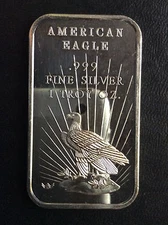 1981 World Wide Mint Eagle WWM-109 Silver Art Bar A4706