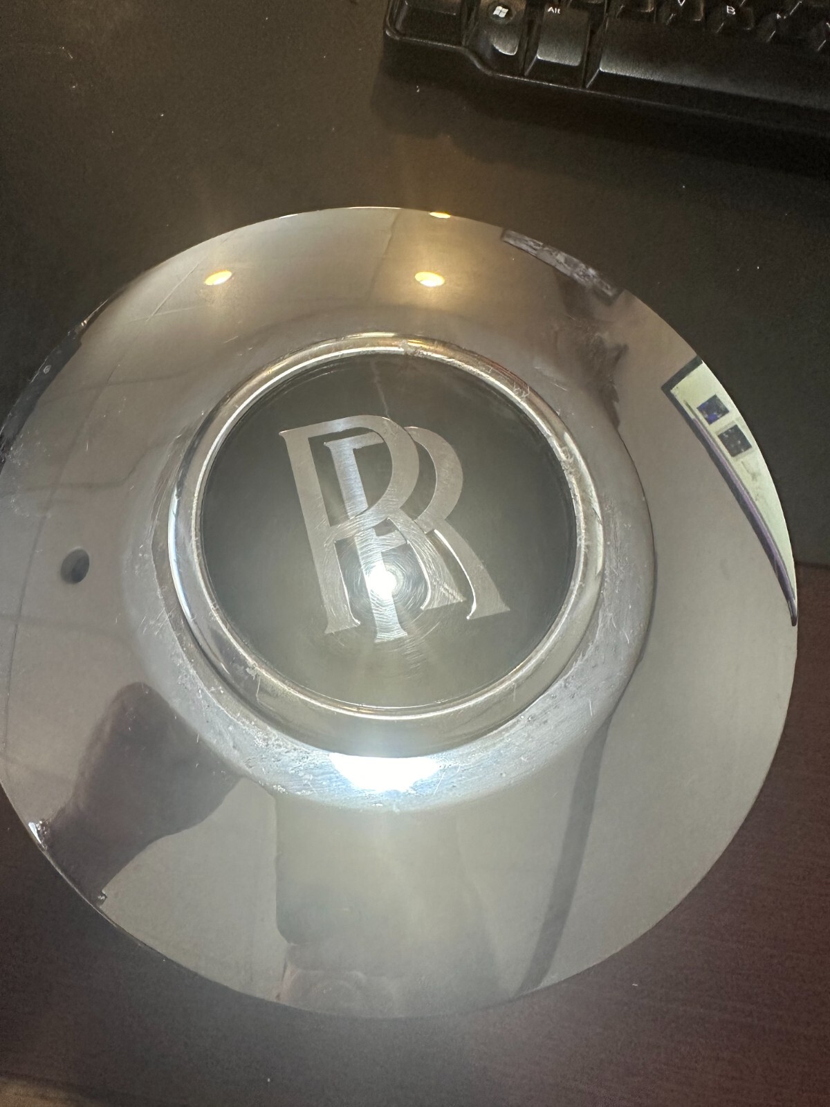 For Rolls-Royce Phantom Centre Hub Cover Chrome set （almost new） OEM:36136874325