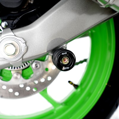 R&G Racing Black Cotton Reels/Paddock Bobbins | Lexmoto LXR 125 2023