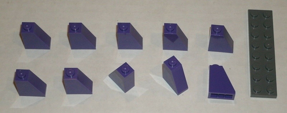 LEGO NEW 1x2x2 Dark Purple Slope 65° (10x) 6022070 Brick 60481 | eBay
