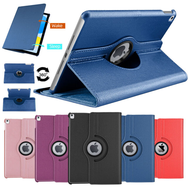 For iPad 10th Generation 2022 10.9in 360 Rotating Leather Case Smart Stand Cover