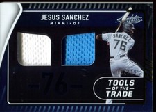 2022 Panini Absolute Tools of the Trade 2 Swatch /199 Jesus Sanchez #TTT2-JS