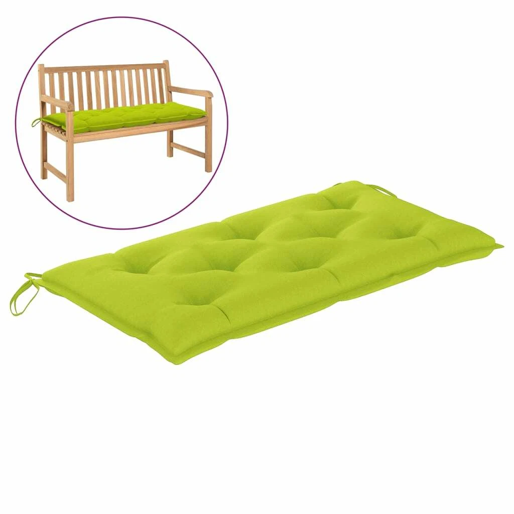 Green outdoor bench cushion hot sale