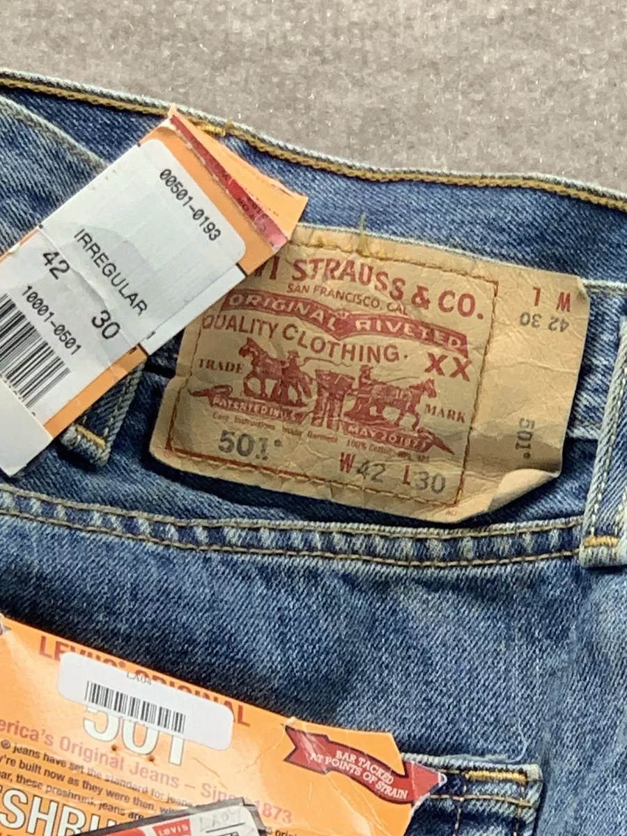 Levis hotsell 501 preshrunk