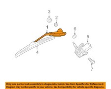 CHRYSLER OEM 08-12 Liberty Wiper Washer Components-Wiper Arm 68034341AD