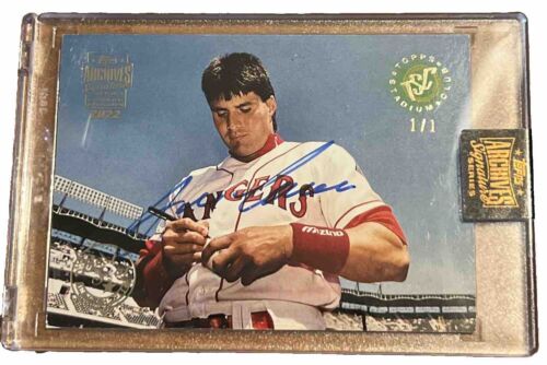 2022 Topps Archives Signature Series Jose Canseco Auto 1/1  ‘95 Stadium Club  - Picture 1 of 9