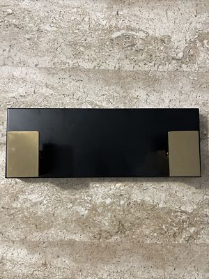 Modern 2 Lights LED Vanity Light for Bathroom Up and Down Matte Black & Gold