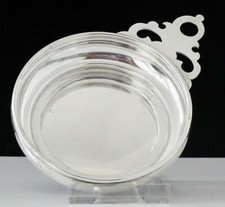 American Sterling Silver Wine Taster Tastevin, 20th Century