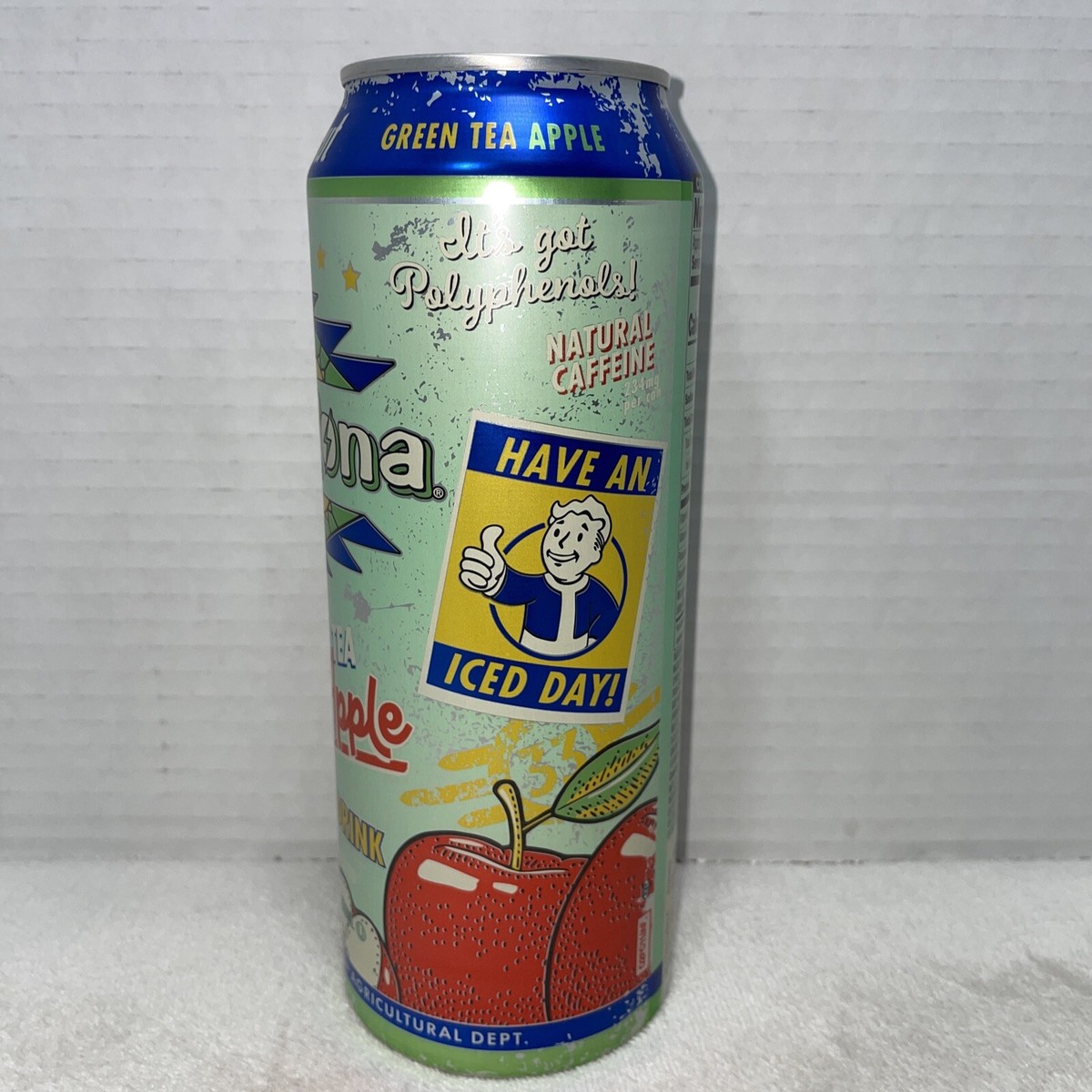 AriZona x Fallout Green Tea Energy Drink Red Apple Flavor 22