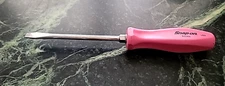 Snap-on ™ Rare NEW Pearl PINK Hard Handle 5/16" Huge Flat Head Screwdriver SDD6A