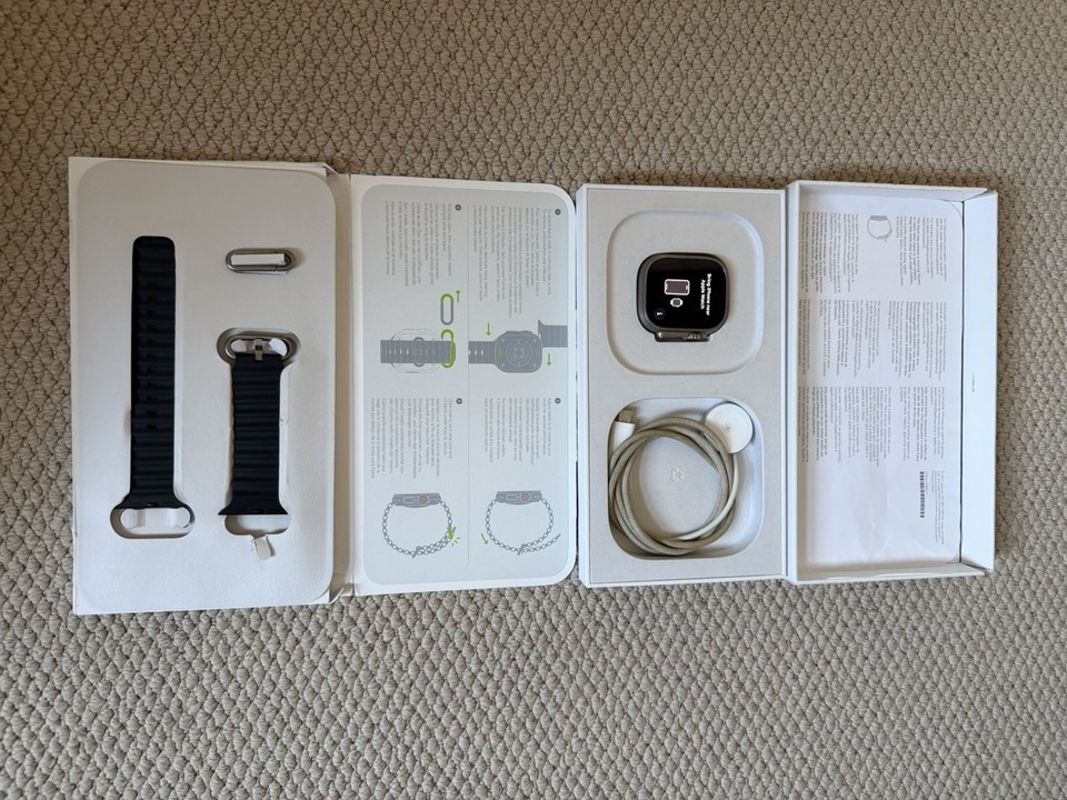 Apple Watch Ultra 49mm Titanium - Excellent Condition, Boxed | eBay UK