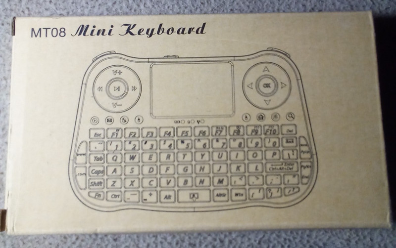MT08 Mini Keyboard with Backlight / Black "Open Box"