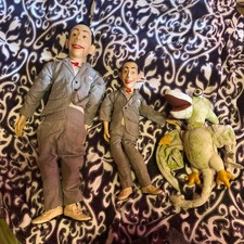 Pee Wee Playhouse Herman PTERRI Matchbox Talking Ventriloquist Plush Pterodactyl