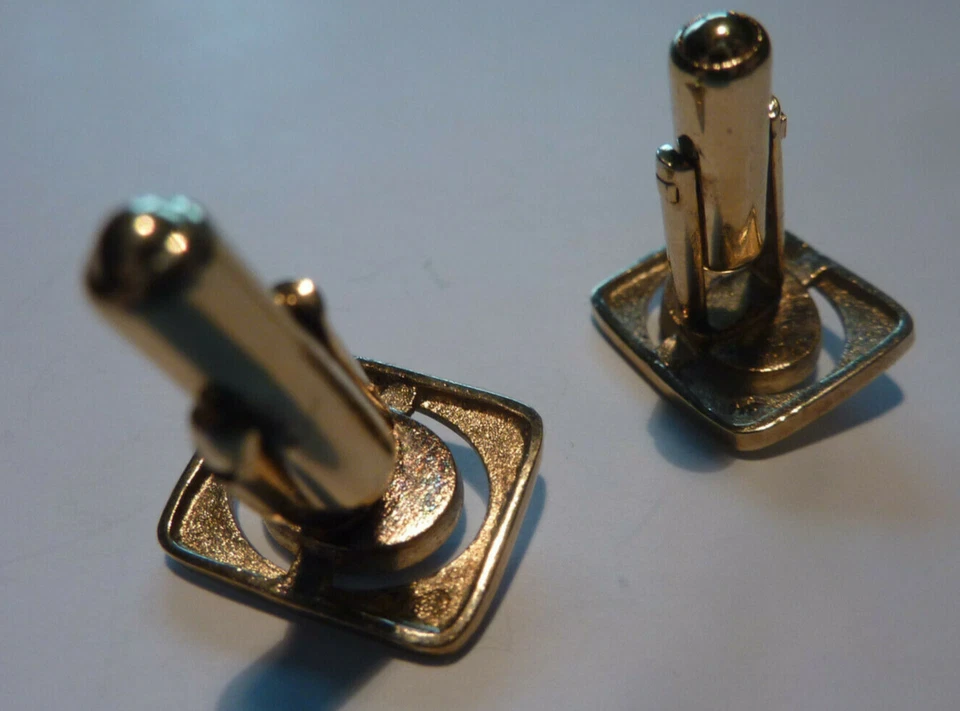 Manschettenknöpfe, vergoldet, mit Opal besetzt, Gr. 18x14mm, sehr dekorativ - Bild 4 von 4