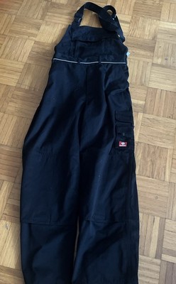 NEU Engelbert Strauss Arbeitshose Größe 29 Latzhose Schwarz