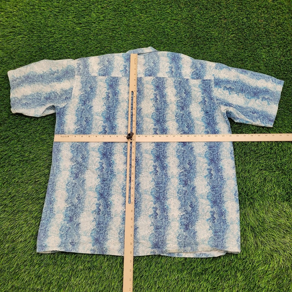 Vintage 1999 NHL Hawaiian Button Shirt XL 25x30 Baggy - Image 4 of 4