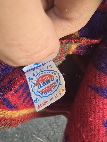Polo Ralph Lauren Country lana stampa azteca gonna avvolgente taglia 6 100% lana vintage - Foto 10 di 11