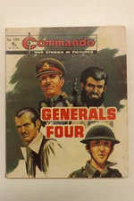COMMANDO COMIC WAR STORIES IN PICTURES No.1169 GENERALS FOUR 1977 GN5065