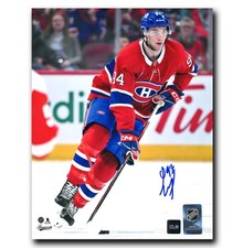 Logan Mailloux Montreal Canadiens Autographed 8x10 Photo (Vertical) NO TARIFFS