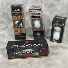 Mixed Lot Golf Balls Old Stock Maxfli U/6LC Titleist Pro V1x Slazenger