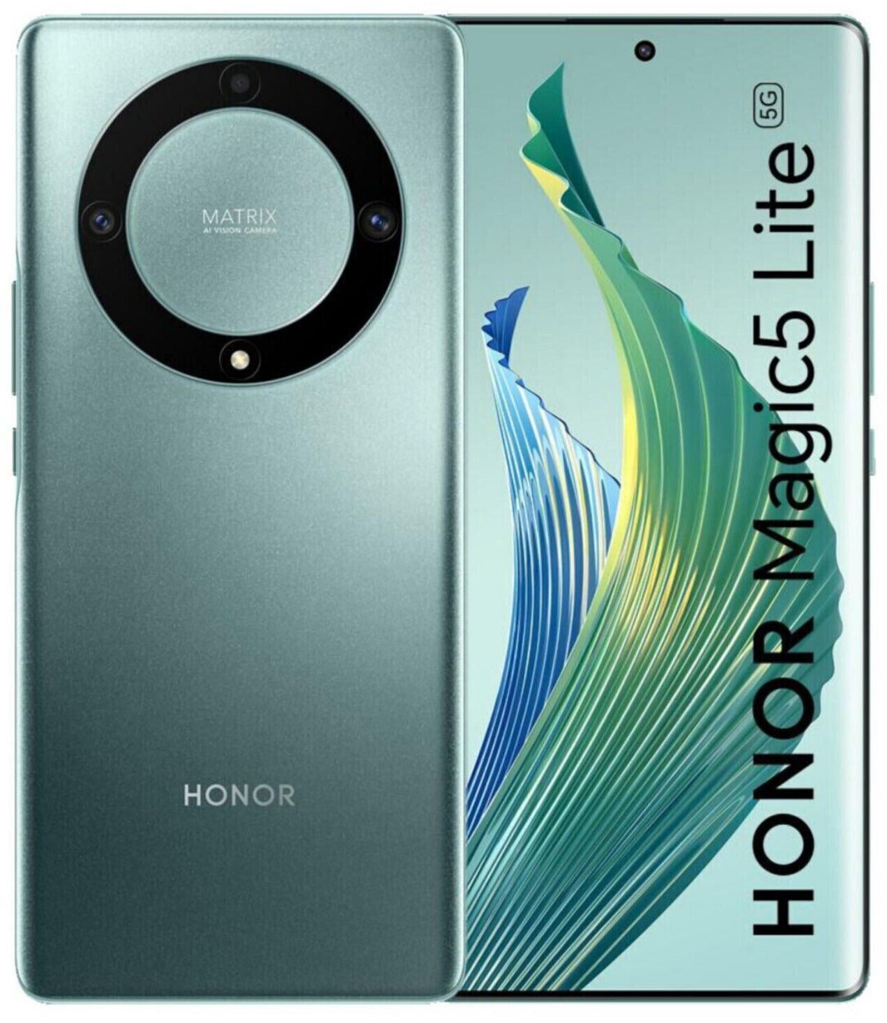 Honor Magic5 Lite 128 Go Vert Emeraude Reconditionné Parfait état