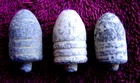 (3) CIVIL WAR DUG TYPE I WILLIAMS CLEANER BULLETS   (CORINTH)