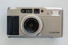 [N MINT+++ w/ Case Data Back] Contax TVS Point & Shoot 35mm Film Camera 