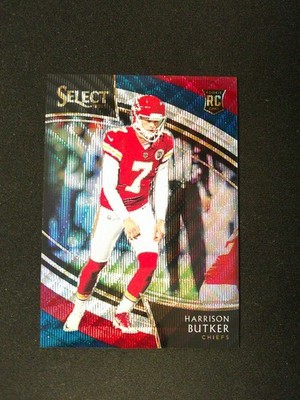 2018 Panini Select Field Level Harrison Butker Tri Color #299 46/99