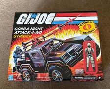 3.75    G.I Joe Retro Cobra Night Attack 4-WD Stinger NIB SEALED