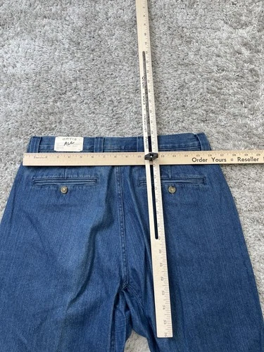 Orvis Pants Mens 32 Blue Denim Chino Zip Fly Welt Pockets Death Valley Dn image 15