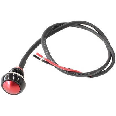 AEROFLOW Bang Schaltknauf & Seitenplatte ON/OFF Button, schwarz