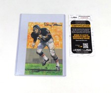 Doug Atkins Signed 1990 Pro Football Hall of Fame 4x6 Card Bears /5000 JSA Auto