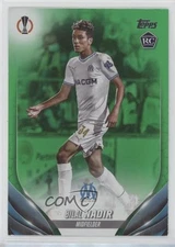 2023-24 Topps UEFA Club Competitions Green Foil /99 Bilal Nadir #77 Rookie RC