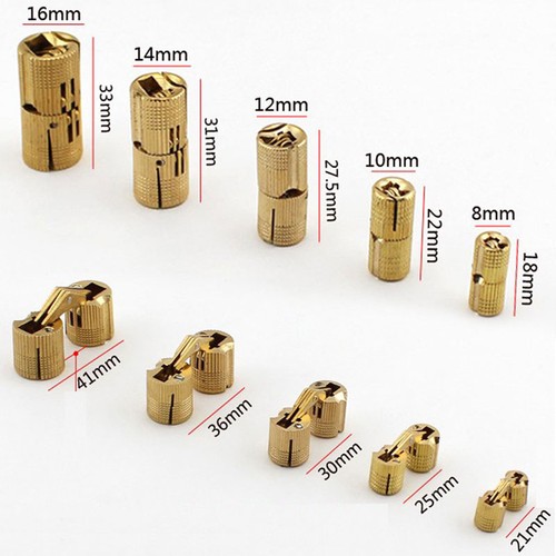 Brass Jewelry Box Cabinet Hinge Hidden Invisible Hinges Barrel DIY Kit  Hinge - Picture 11 of 17