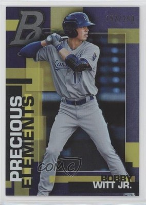 2020 Bowman Platinum Wal-Mart Precious Elements Purple 152/250 Bobby Witt Jr 1j2