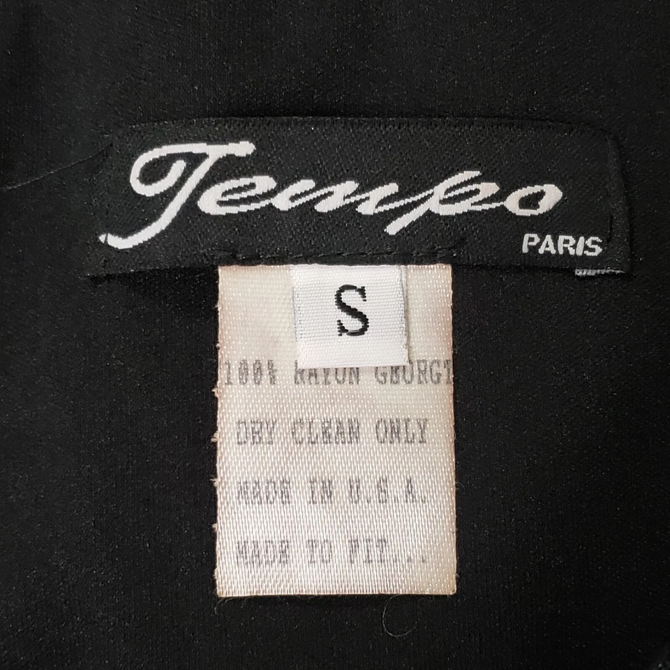 Maxi Falda Transparente Vintage Tempo Paris Para Mujer Y2K Talla S Negra Hada Oficina Iglesia Foto 4 de 4