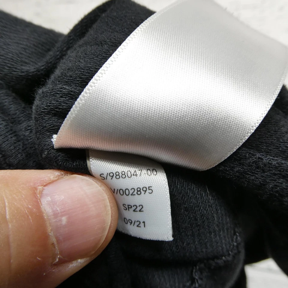 Athleta Shorts Womens Medium Black Cotton Stretch Drawstring Pockets Lounge - Image 4 of 4