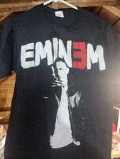 2011 Eminem Rap Shirt Size S Black Graphic Print HipHop Music