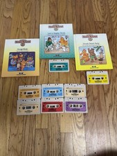 Lot 8 Vtg Worlds of Wonder Teddy Ruxpin Books  Cassette Tapes Grunge Music