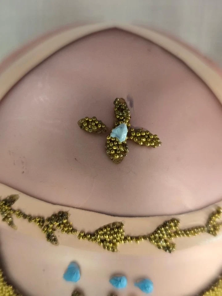 Victoriano Shabby Chic 17 Piezas Adornos de Navidad Querubines Corazones Borlas Campanas Foto 4 de 4