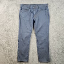 Levi's Men's 511 Slim Tech Five Pocket Pants Navy Waves 34x30 Mid Rise Stretch