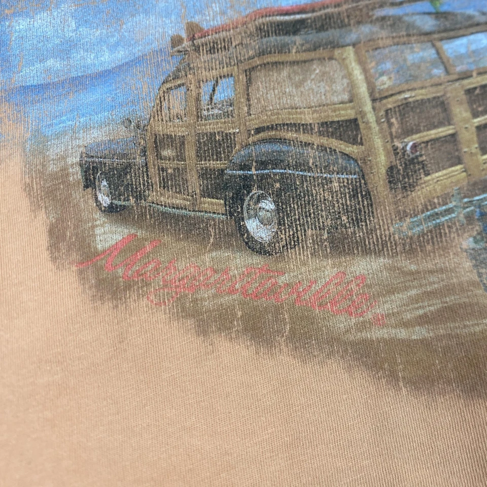 Camisa masculina Margaritaville XL bronzeada chillin & grillin gráfica praia Jimmy Buffett - Imagem 2 de 4