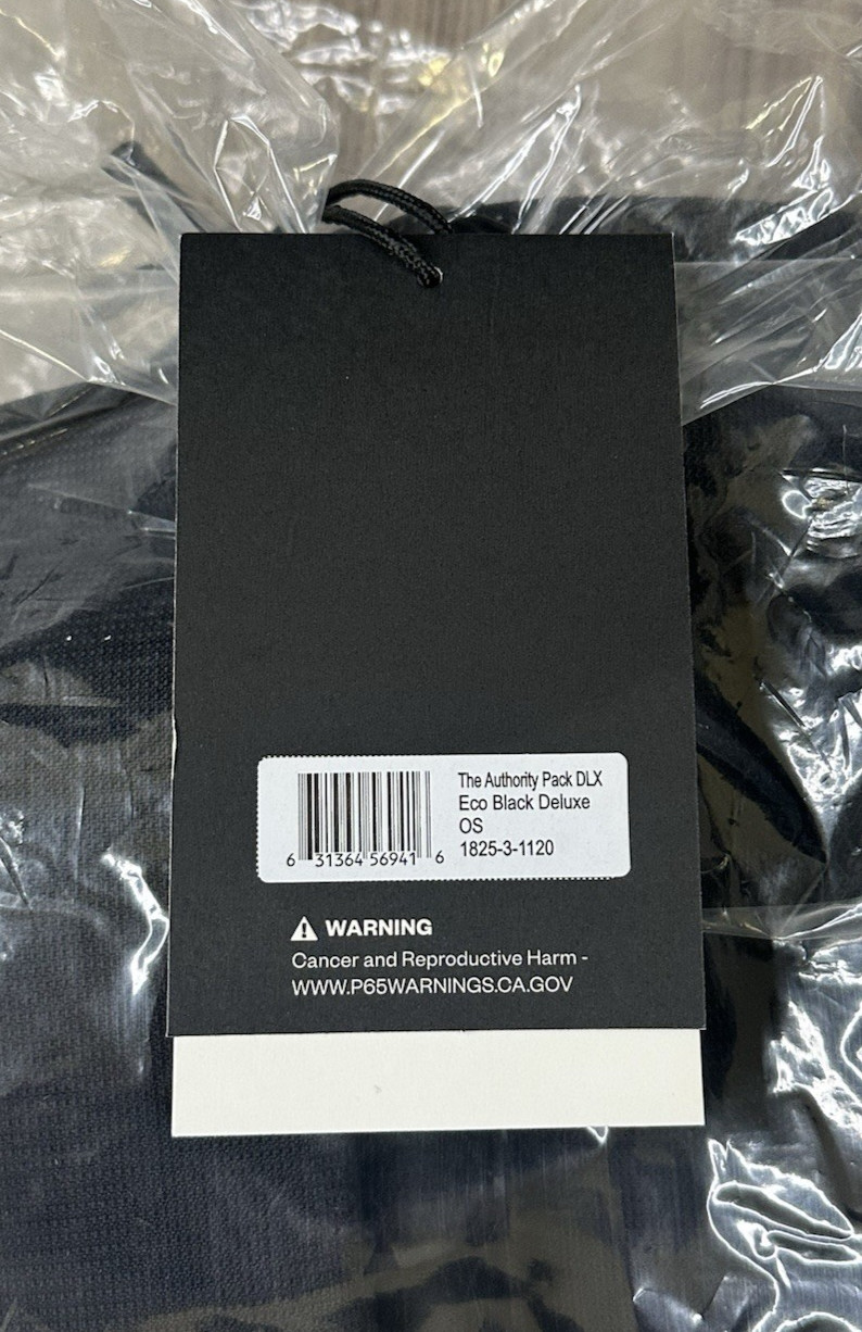 Timbuk2 The Authority Pack DLX  17″ Eco Black Deluxe Work Travel Laptop Backpack