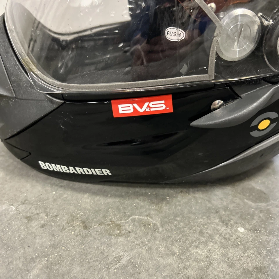 Skidoo bombardier bv2s advanced tec Helmet DOT Certified Black SIZE 2XL Rev 800 - Image 2 of 4