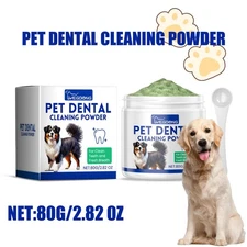 Dog Dental Powder Breath Freshener Dog Teeth Cleaning Powder Tartar 80g a Can