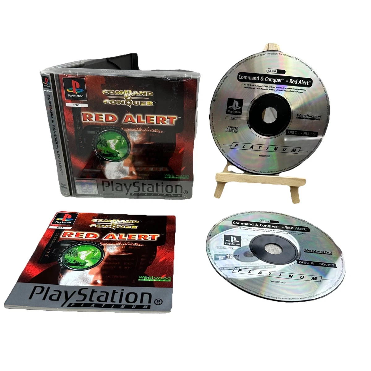 Jeu PS1 – Command & Conquer : Alerte Rouge – PAL – Complet Et Testé