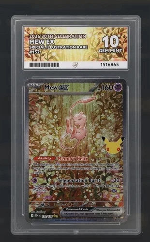 Pokémon TCG 152/128 Ace 10 Special Illustration Rare 30th celebration