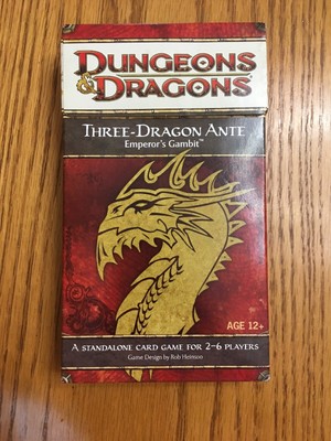 D&amp;D Three-Dragon Ante Emperor's standalone Card Game Dungeons &amp; Dragons ...