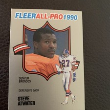 Steve Arwater Denver Broncos 1990 Fleer All-Pro #21 Football Card