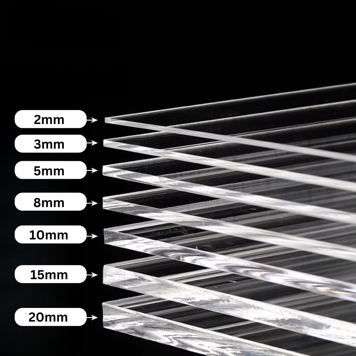 (4-Pack) Acrylic Circle Disc - 1/8" Thick - Silver Mirror - 4" Diameter